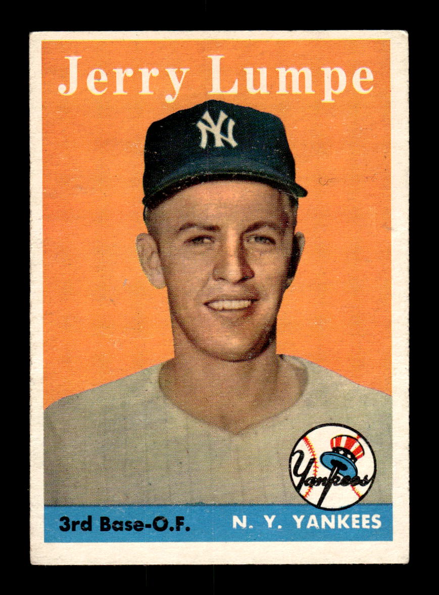1958 Topps #193 Jerry Lumpe New York Yankees EX KC10009711