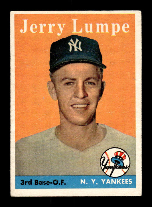 1958 Topps #193 Jerry Lumpe New York Yankees EX KC10009711