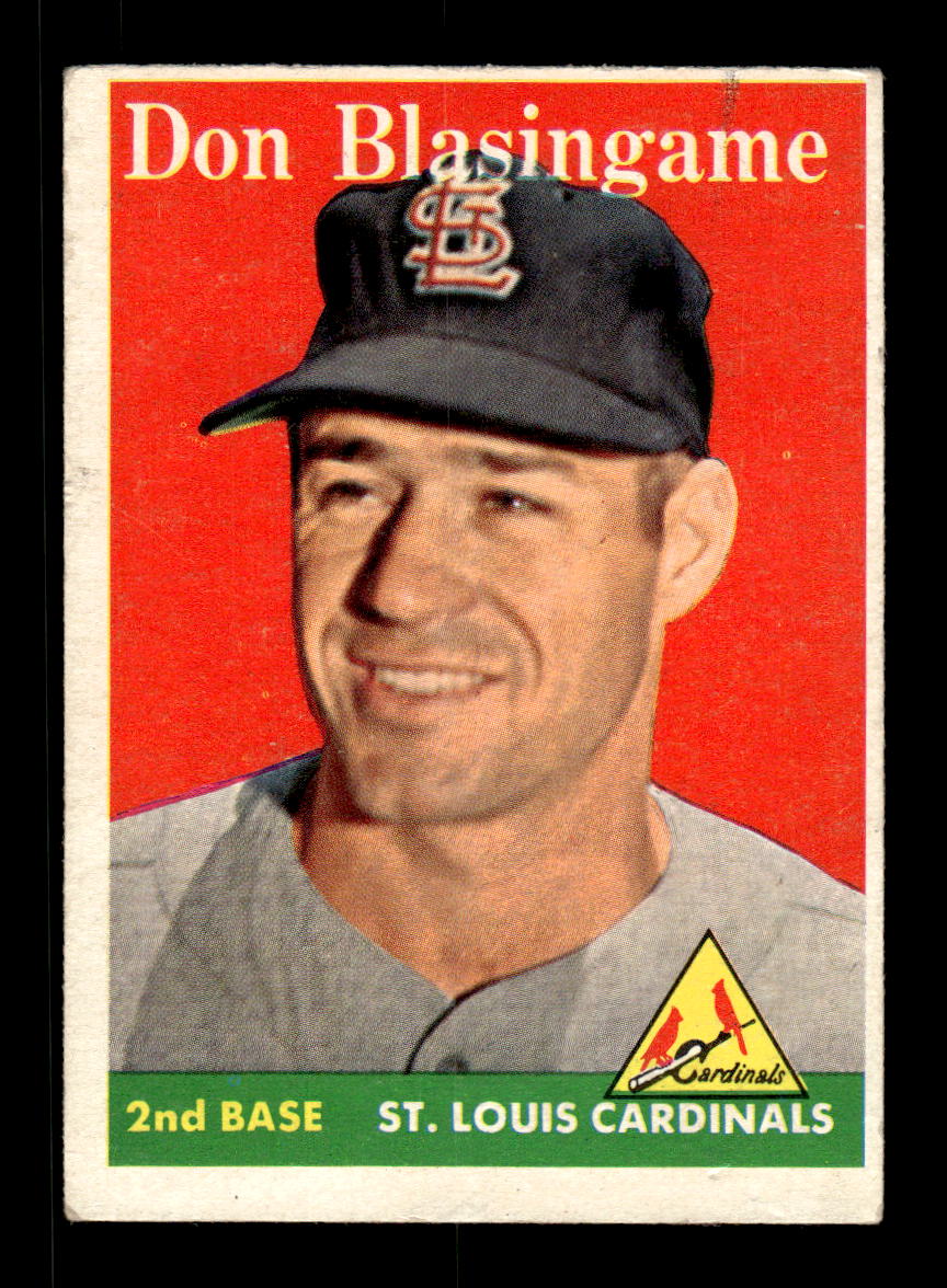 1958 Topps #199 Don Blasingame St. Louis Cardinals VGEX KC10009717
