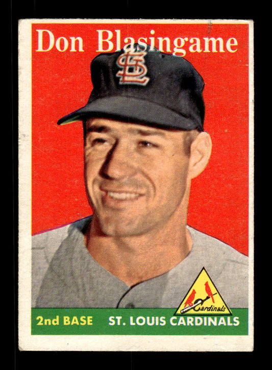 1958 Topps #199 Don Blasingame St. Louis Cardinals VGEX KC10009717