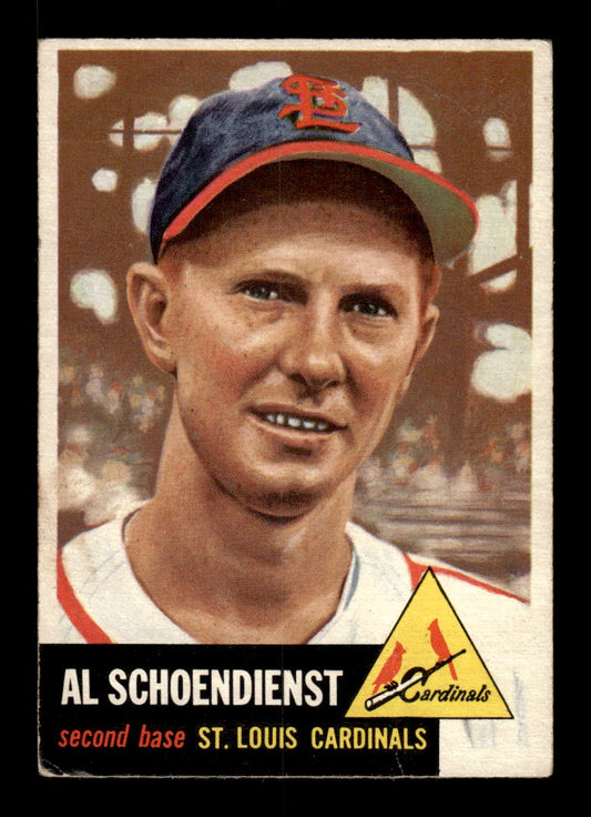 1953 Topps #78 Al Schoendienst St. Louis Cardinals G/VG HOF10009718