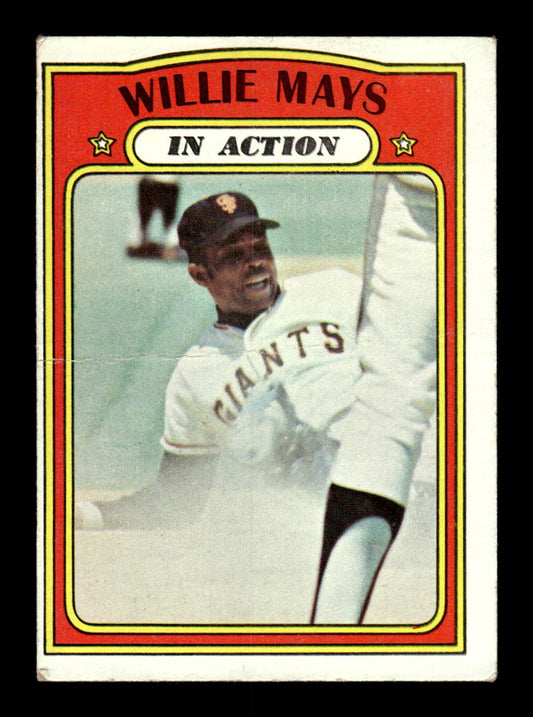 1972 Topps #50 Willie Mays San Francisco Giants Poor HOF10009722