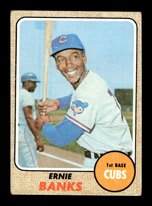 1968 Topps #355 Ernie Banks Chicago Cubs Poor HOF10009723
