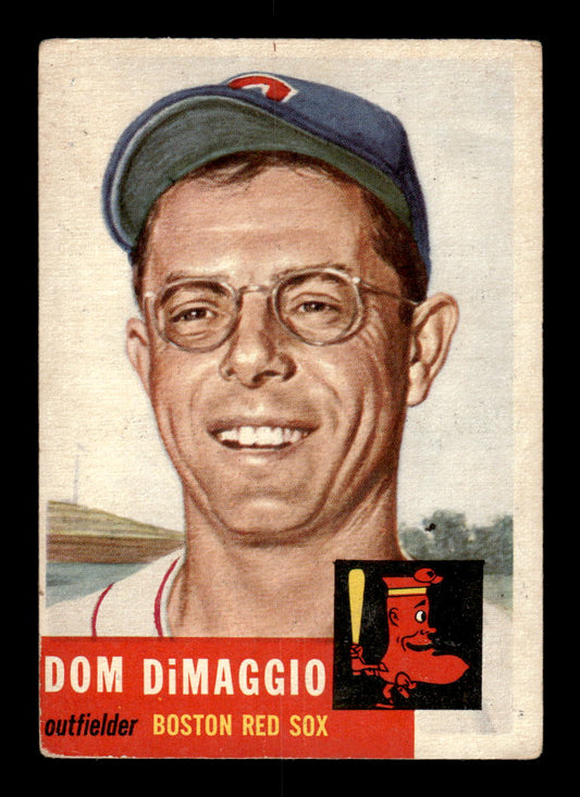 1953 Topps #149b Dom Dimaggio Boston Red Sox VG HOF10009731