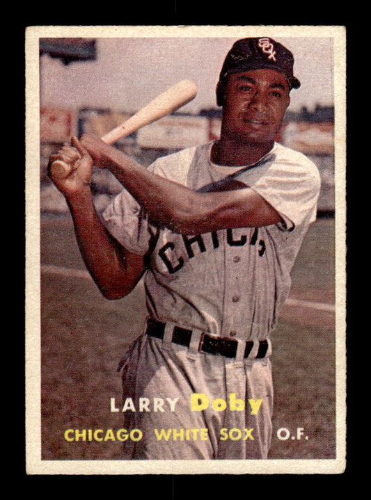 1957 Topps #85 Larry Doby Chicago White Sox VGEX HOF10009735