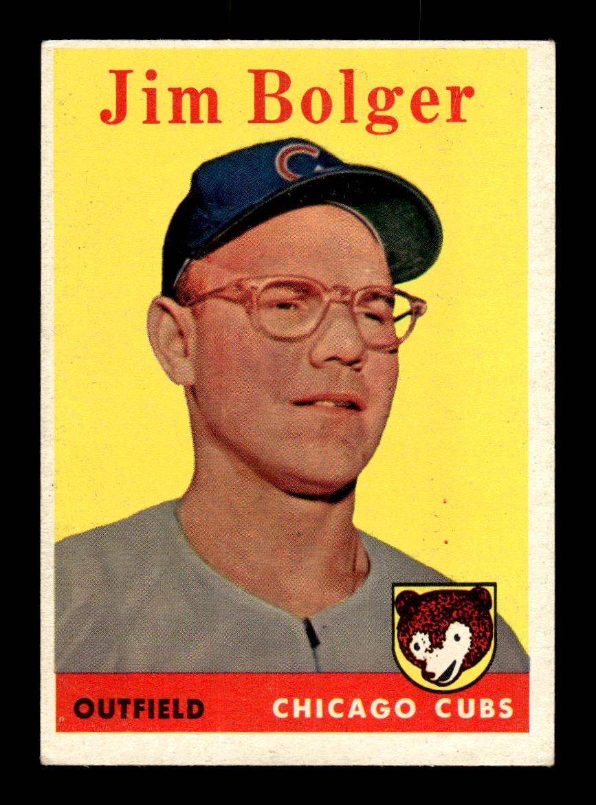 1958 Topps #201 Jim Bolger Chicago Cubs EX HOF10009746