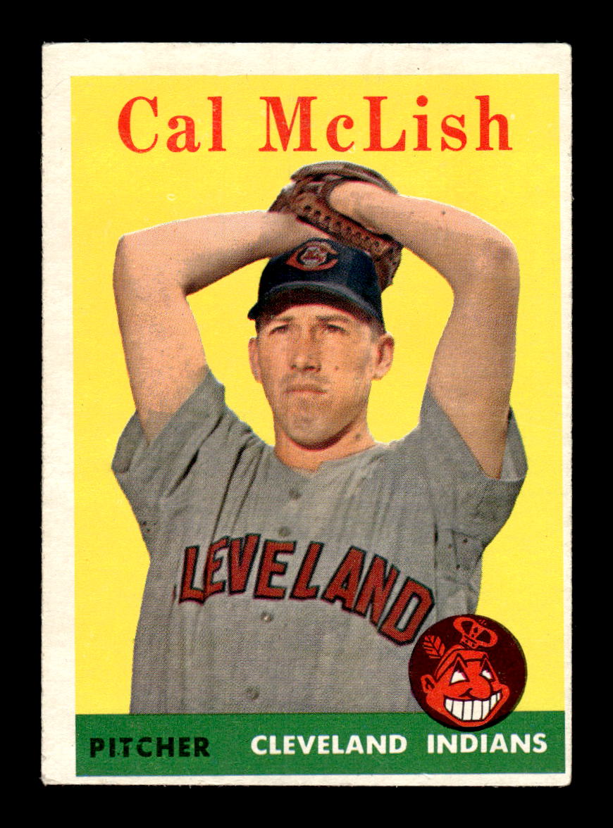 1958 Topps #208 Cal McLish Cleveland Indians EX HOF10009753