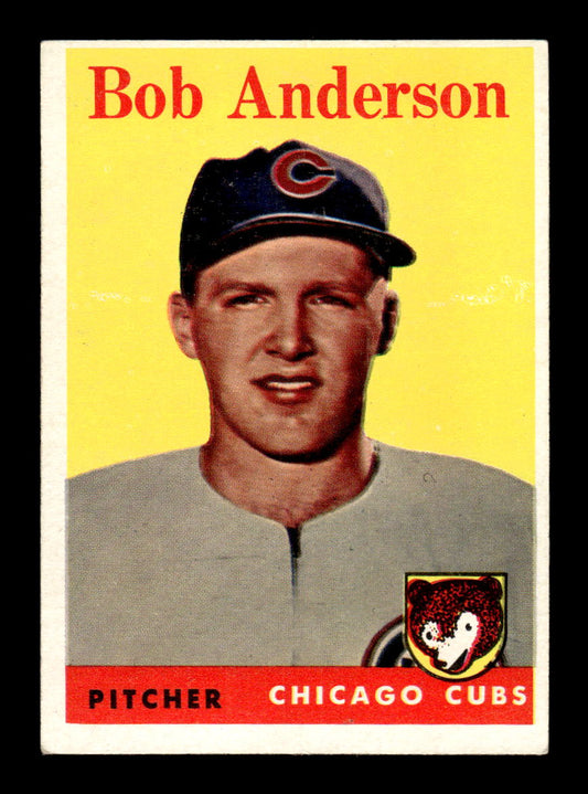 1958 Topps #209 Bob Anderson Chicago Cubs EXMT HOF10009754