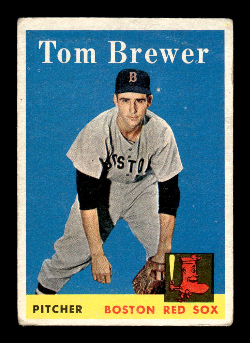 1958 Topps #220 Tom Brewer Boston Red Sox VGEX HOF10009765