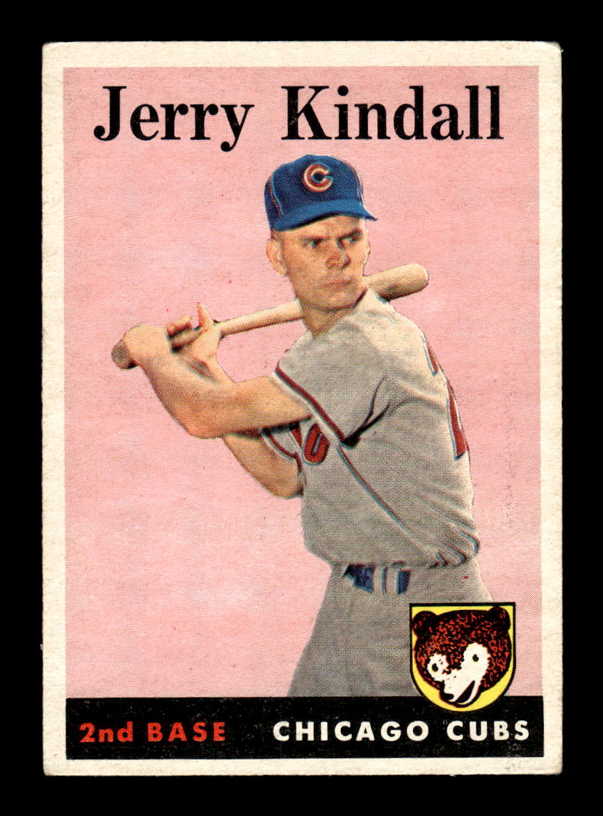 1958 Topps #221 Jerry Kindall Chicago Cubs VGEX HOF10009766