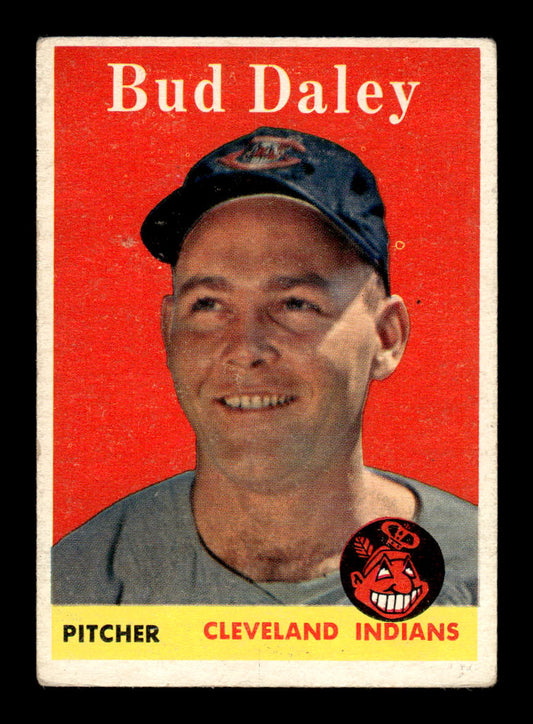 1958 Topps #222 Bud Daley Cleveland Indians VGEX HOF10009767