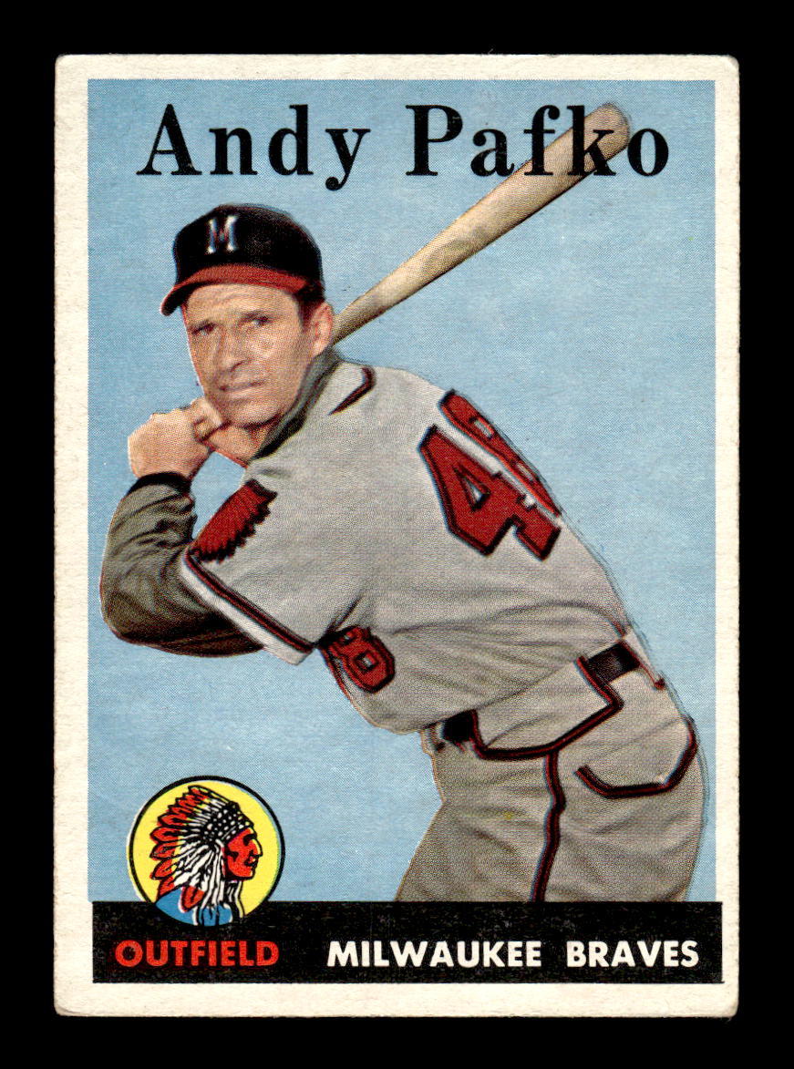 1958 Topps #223 Andy Pafko Milwaukee Braves VGEX HOF10009768