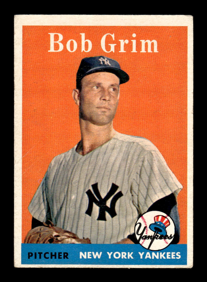 1958 Topps #224 Bob Grim New York Yankees VGEX HOF10009769