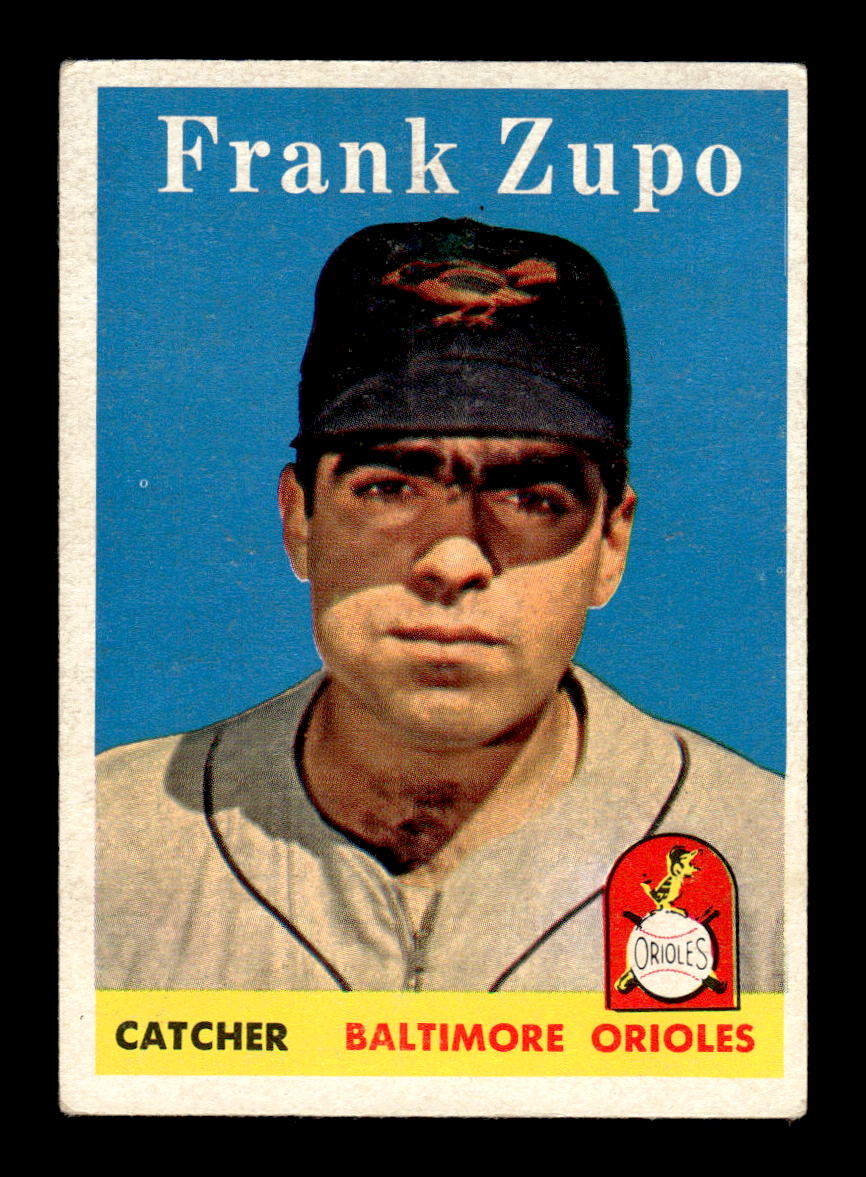 1958 Topps #229 Frank Zupo Baltimore Orioles VGEX HOF10009774