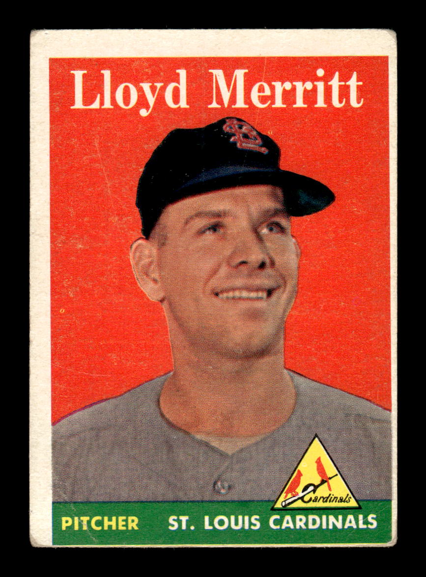1958 Topps #231 Lloyd Merritt St. Louis Cardinals VG HOF10009776
