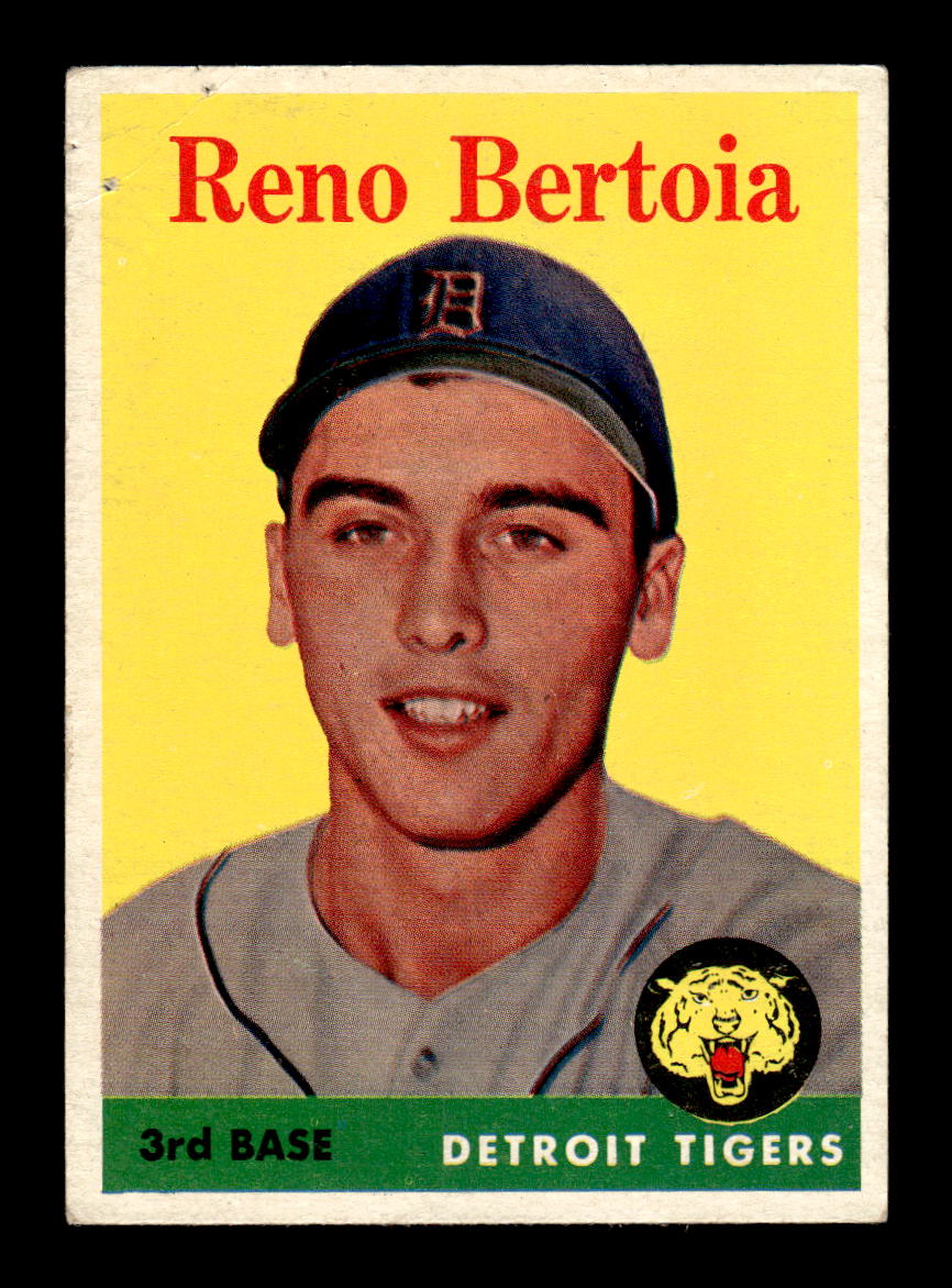 1958 Topps #232 Reno Bertoia Detroit Tigers Poor HOF10009777