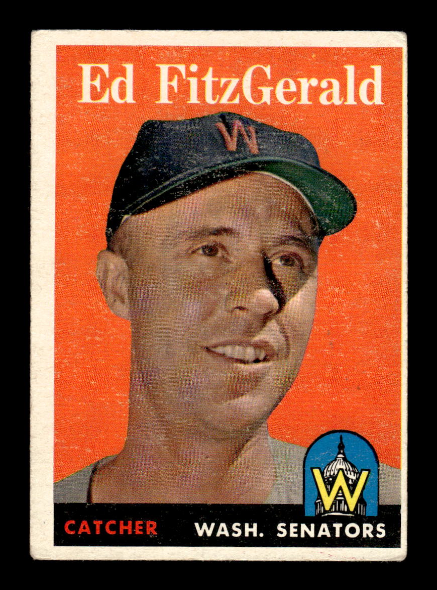 1958 Topps #236 Ed FitzGerald Washington Senators VGEX HOF10009781
