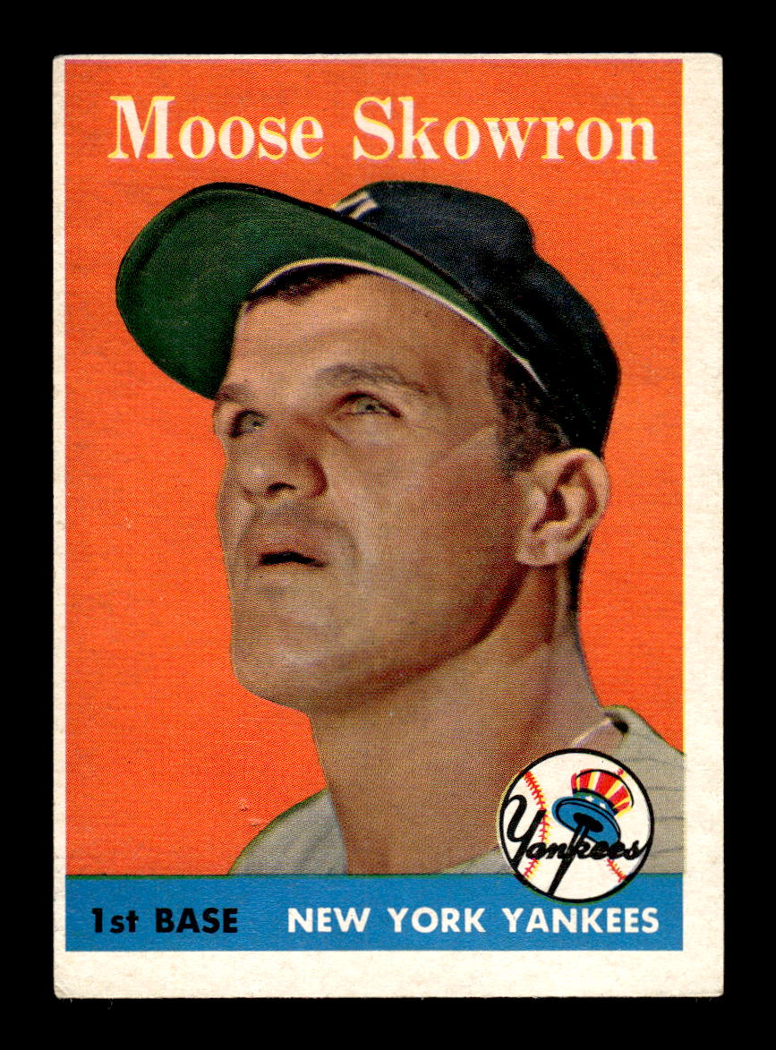 1958 Topps #240 Moose Skowron New York Yankees VGEX HOF10009785