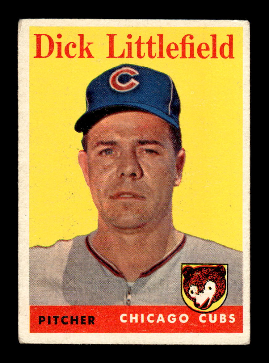 1958 Topps #241 Dick Littlefield Chicago Cubs VGEX HOF10009786