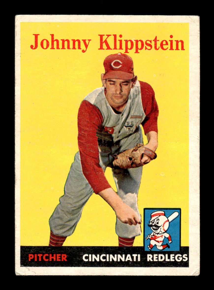 1958 Topps #242 Johnny Klippstein Cincinnati Redlegs VGEX HOF10009787