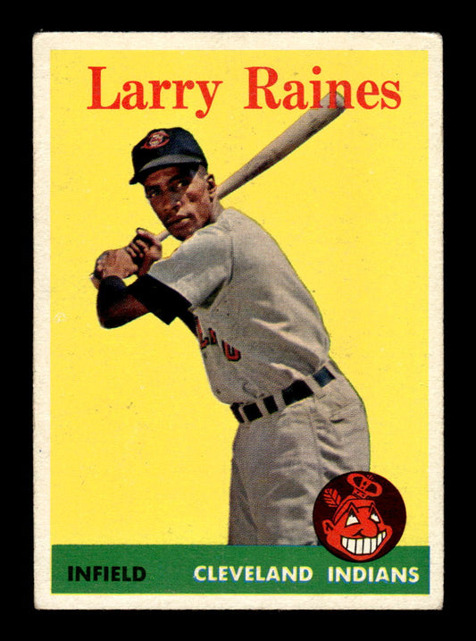 1958 Topps #243 Larry Raines Cleveland Indians VGEX HOF10009788
