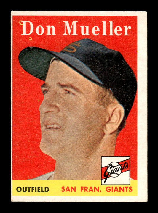 1958 Topps #253 Don Mueller San Francisco Giants VGEX HOF10009798