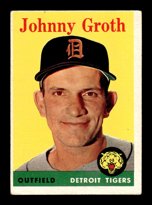1958 Topps #262 Johnny Groth Detroit Tigers VGEX HOF10009805