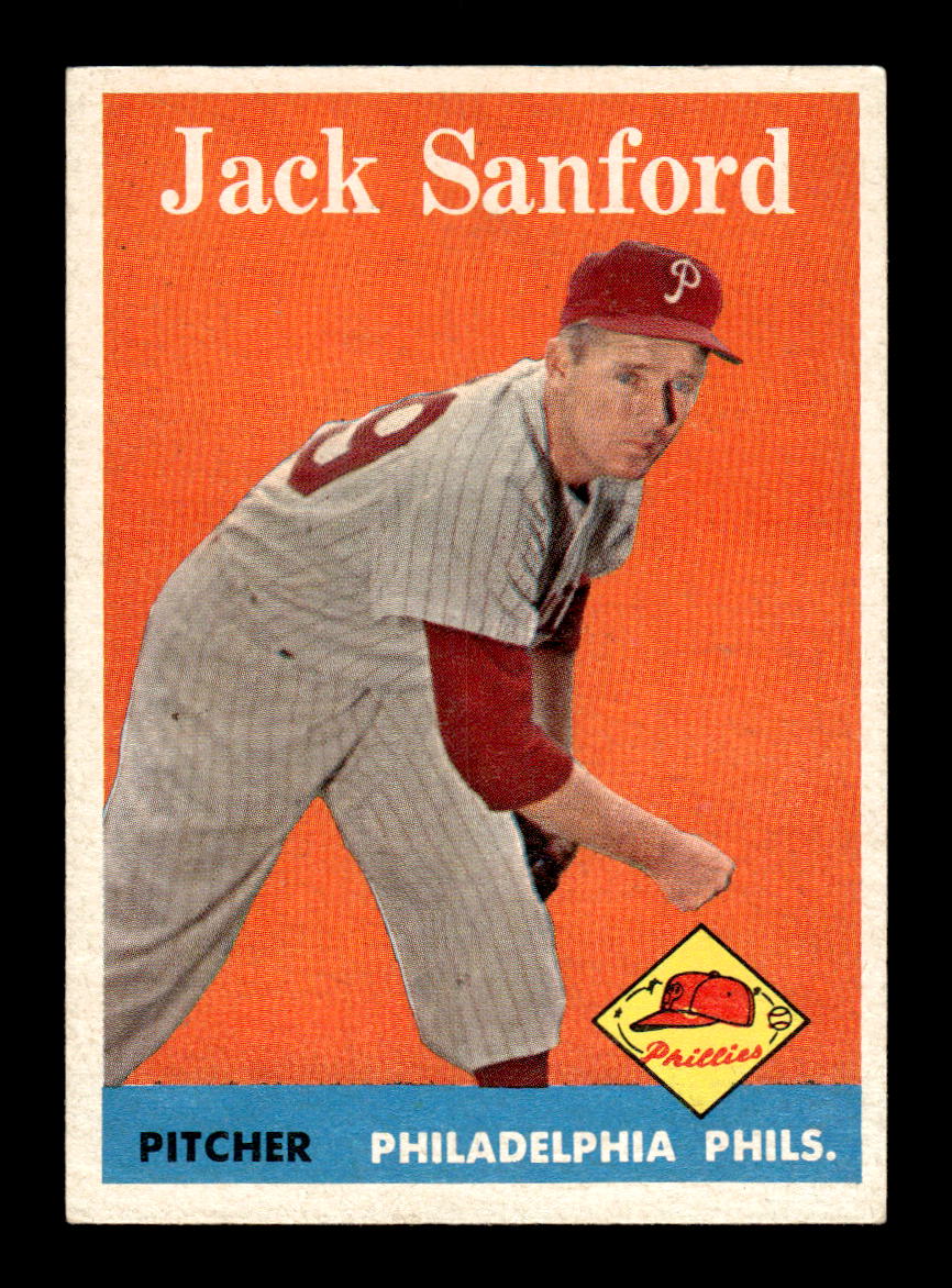 1958 Topps #264 Jack Sanford Philadelphia Phillies EX HOF10009807