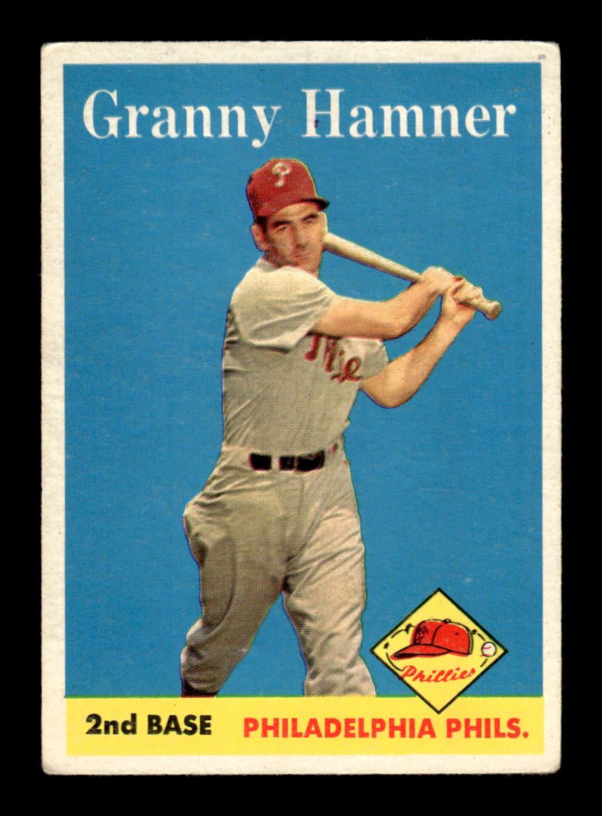 1958 Topps #268 Granny Hamner Philadelphia Phillies VGEX HOF10009811