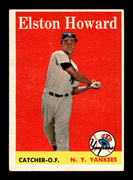 1958 Topps #275 Elston Howard New York Yankees VGEX HOF10009818