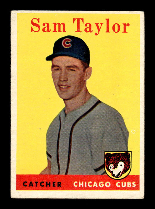 1958 Topps #281 Sam Taylor Chicago Cubs VGEX HOF10009824