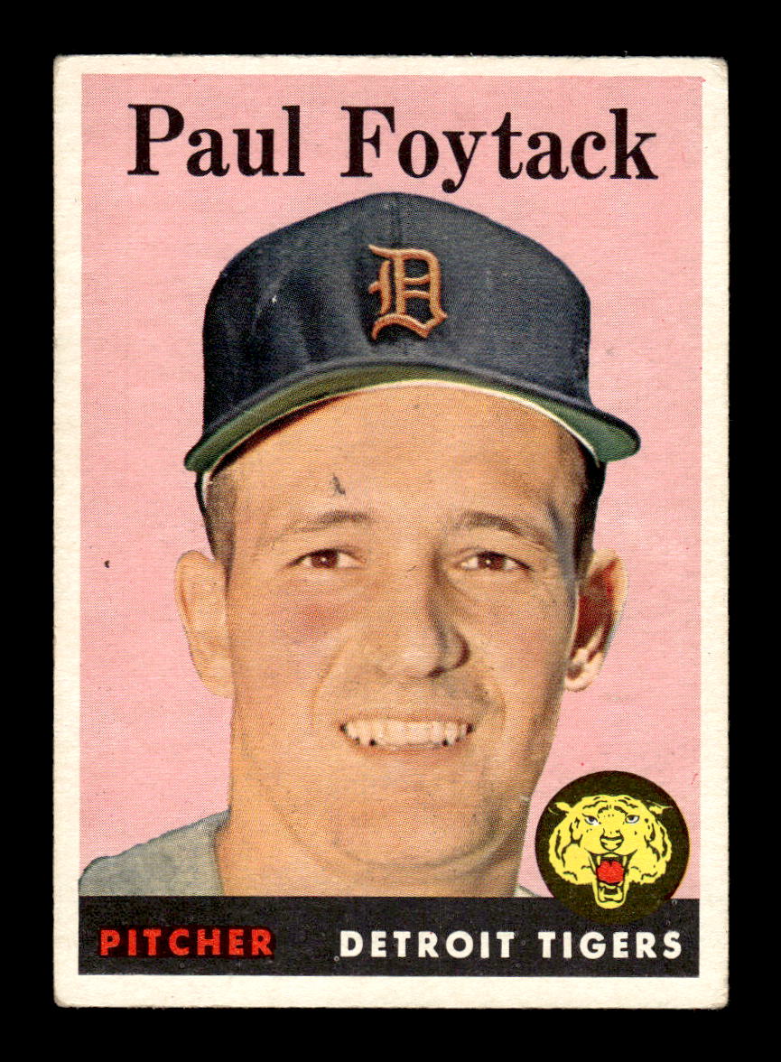 1958 Topps #282 Paul Foytack Detroit Tigers VGEX HOF10009825