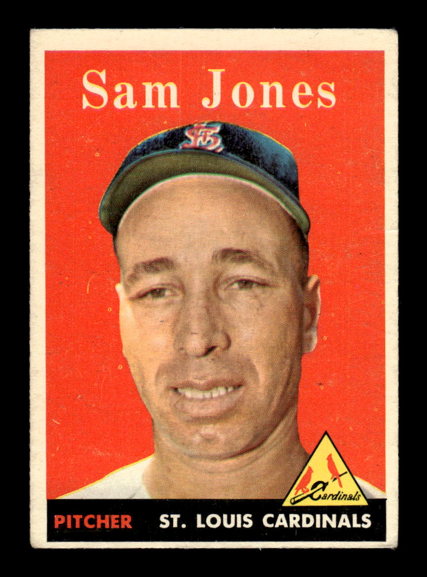 1958 Topps #287 Sam Jones St. Louis Cardinals VGEX HOF10009830