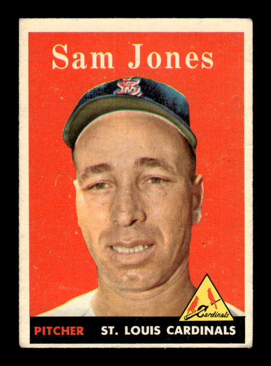 1958 Topps #287 Sam Jones St. Louis Cardinals VGEX HOF10009830