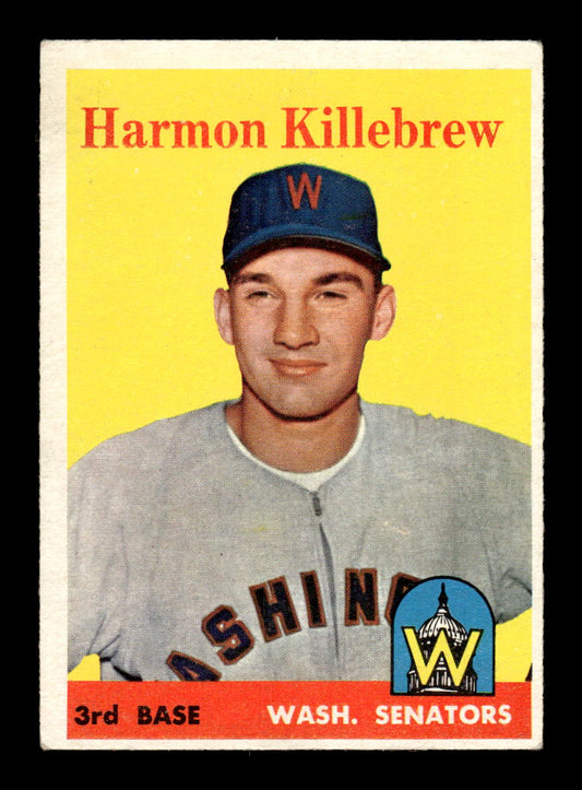 1958 Topps #288 Harmon Killebrew Washington Senators VGEX HOF10009831