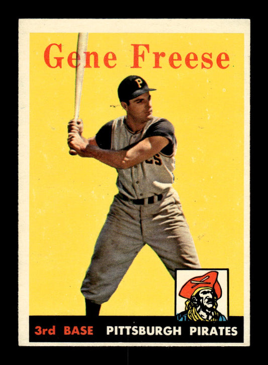 1958 Topps #293 Gene Freese Pittsburgh Pirates EX HOF10009836