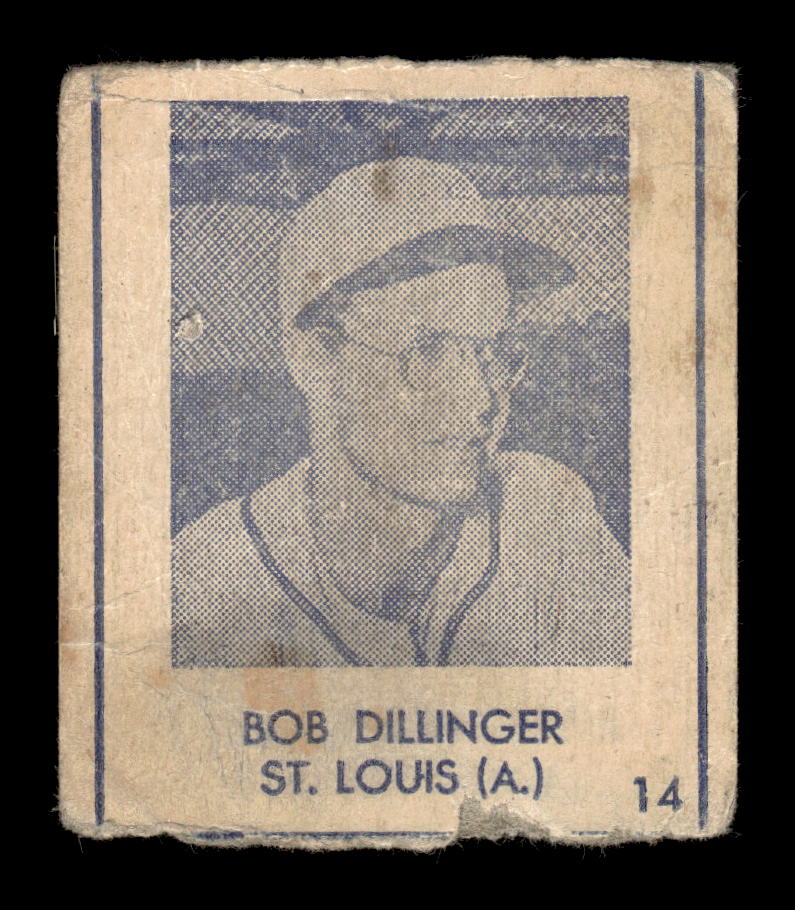 1948 Blue Tint (R346) #14 Bob Dillinger St. Louis Browns Poor HOF10009851