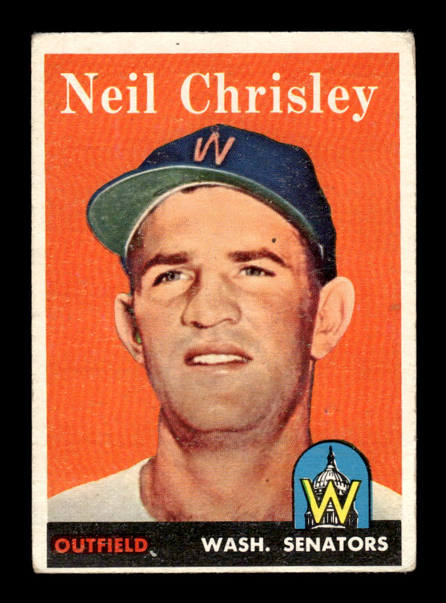 1958 Topps #303 Neil Chrisley Washington Senators VGEX HOF10009878
