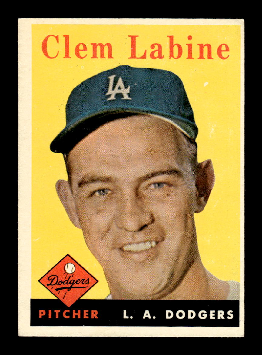 1958 Topps #305 Clem Labine Los Angeles Dodgers EX HOF10009880