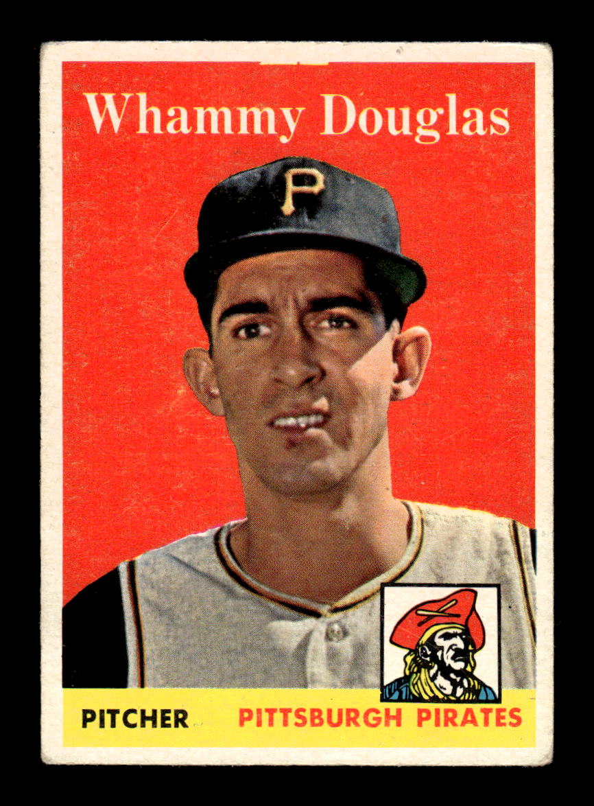 1958 Topps #306 Whammy Douglas Pittsburgh Pirates VGEX HOF10009881