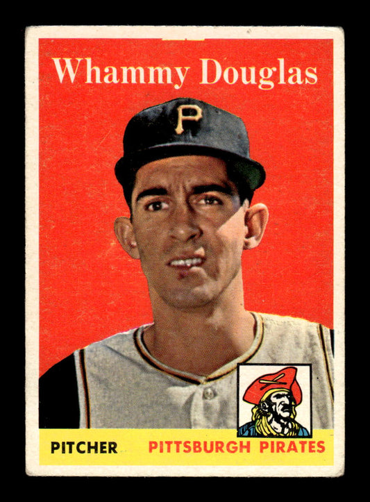 1958 Topps #306 Whammy Douglas Pittsburgh Pirates VGEX HOF10009881