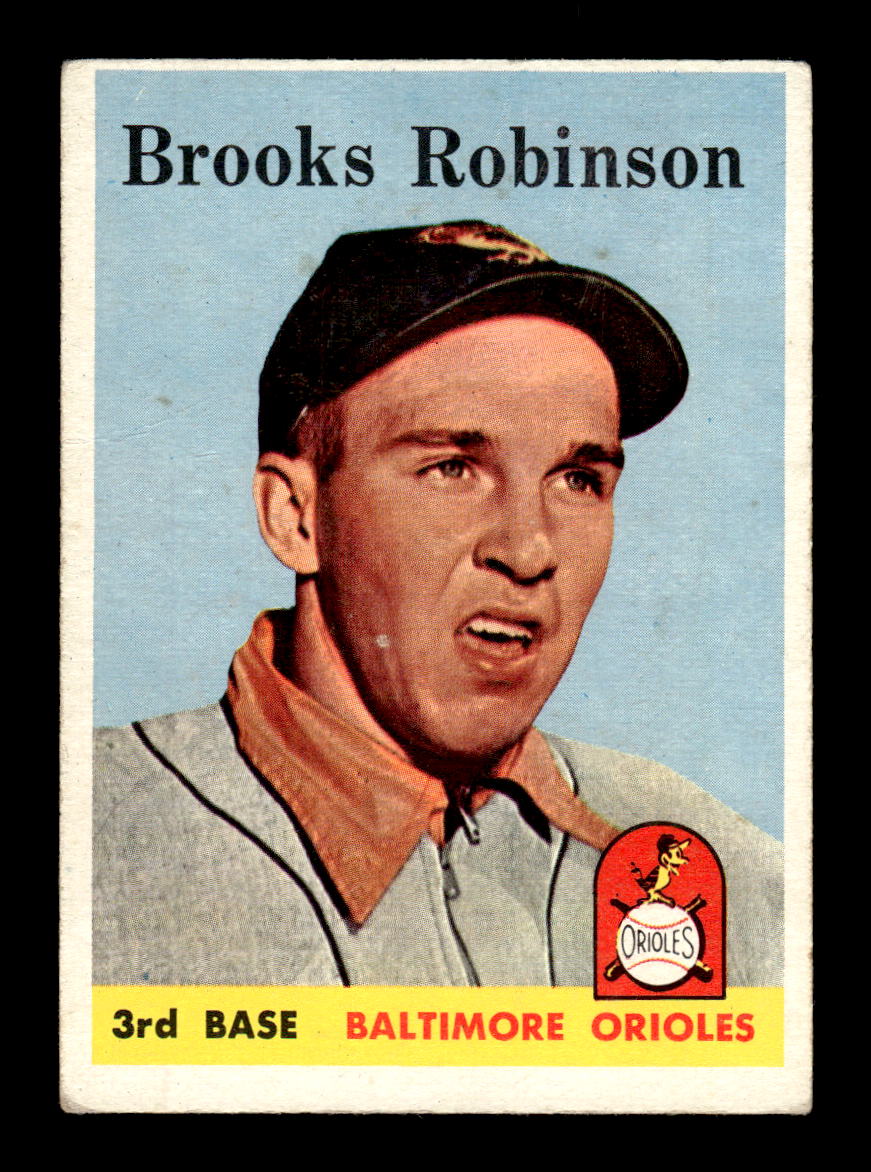 1958 Topps #307 Brooks Robinson Baltimore Orioles VGEX HOF10009882