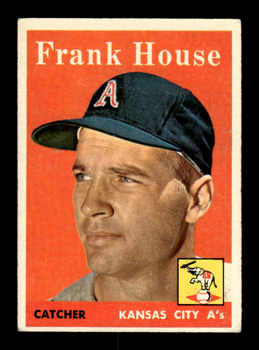1958 Topps #318 Frank House Kansas City Athletics VGEX HOF10009891