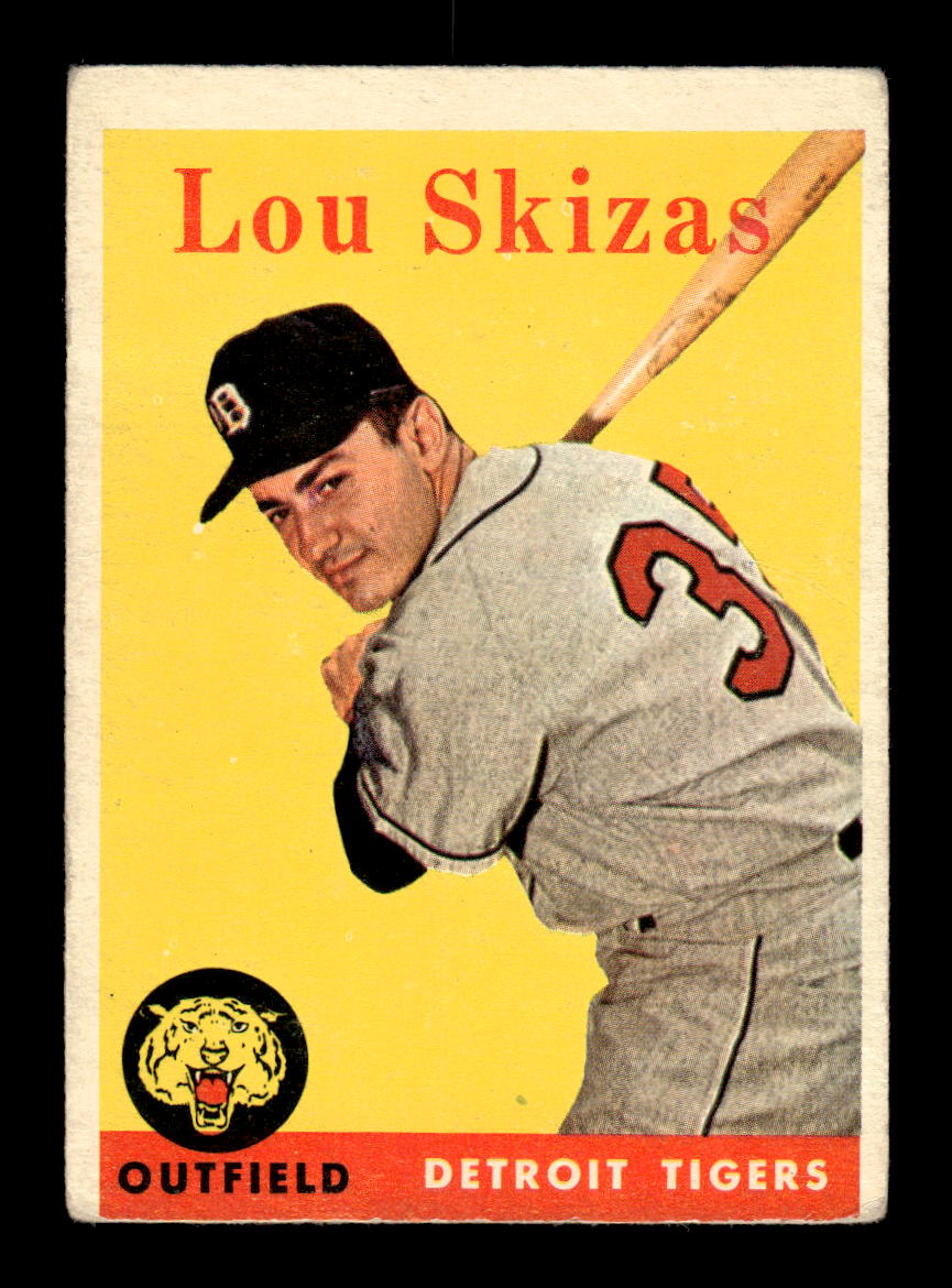 1958 Topps #319 Lou Skizas Detroit Tigers VGEX HOF10009892