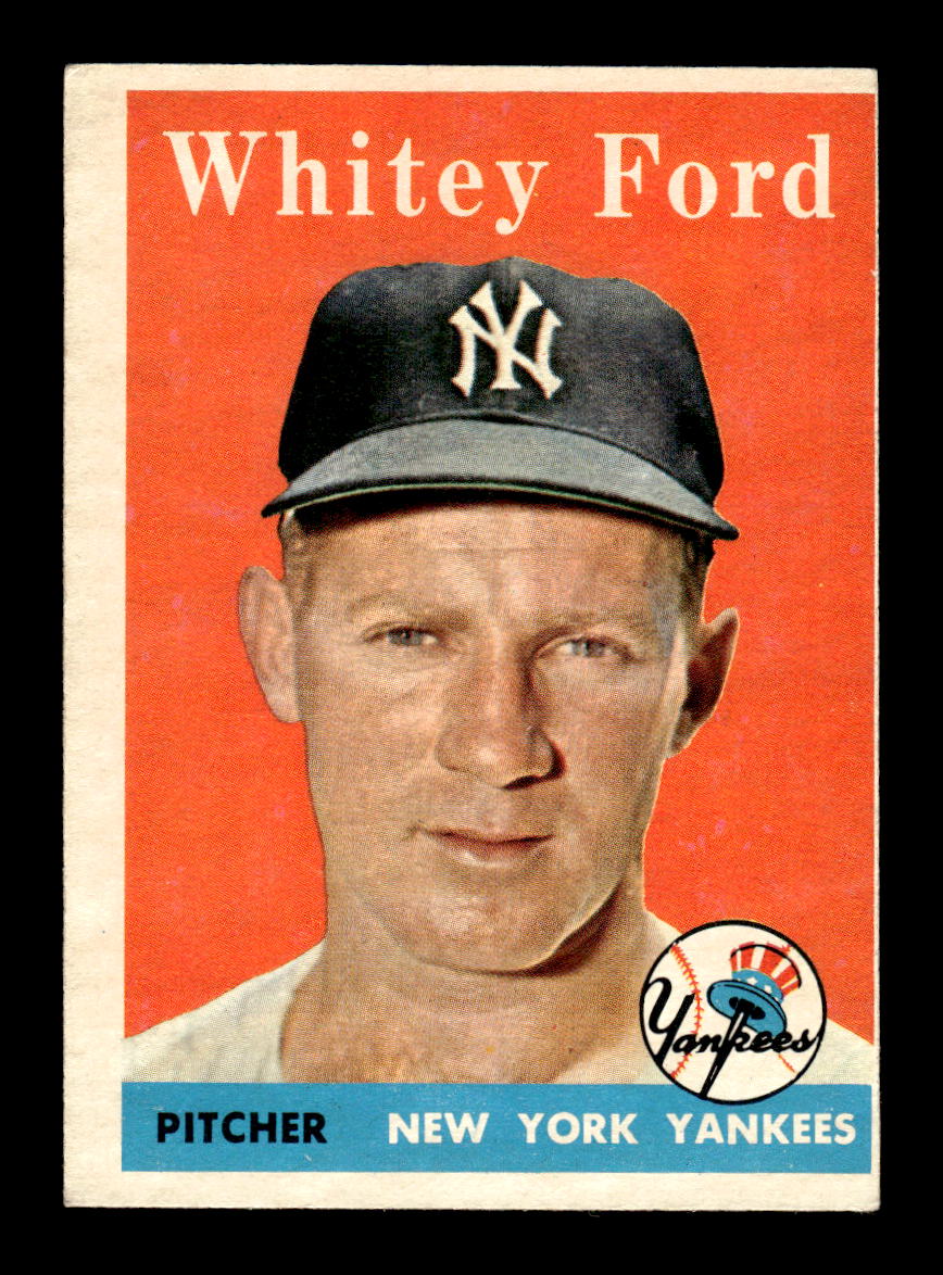 1958 Topps #320 Whitey Ford New York Yankees VGEX HOF10009893