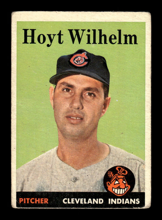 1958 Topps #324 Hoyt Wilhelm Cleveland Indians VGEX HOF10009897