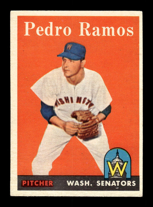 1958 Topps #331 Pedro Ramos Washington Senators EX HOF10009902