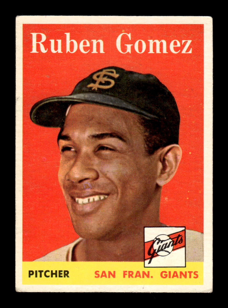 1958 Topps #335 Ruben Gomez San Francisco Giants VGEX HOF10009905