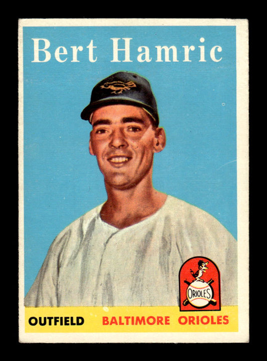 1958 Topps #336 Bert Hamric Baltimore Orioles EX HOF10009906