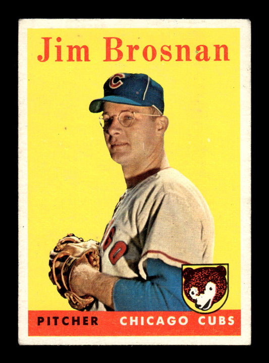 1958 Topps #342 Jim Brosnan Chicago Cubs VGEX HOF10009911